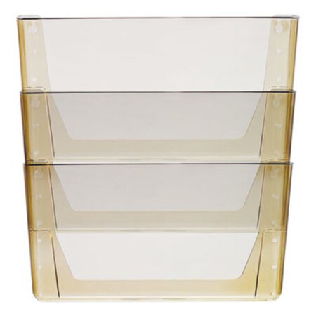 Picture of Wall File, Letter, 13 x 14, Three Pocket, SmokeSTX-70246U06C