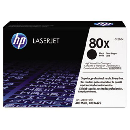 Picture of HP 80X, (CF280X) High-Yield Black Original LaserJet Toner CartridgeHEW-CF280X