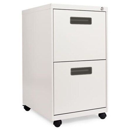 Picture of File Pedestal, Left or Right, 2 File Drawers, Light Gray, 14.96" x 19.29" x 27.75"ALE-PAFFLG