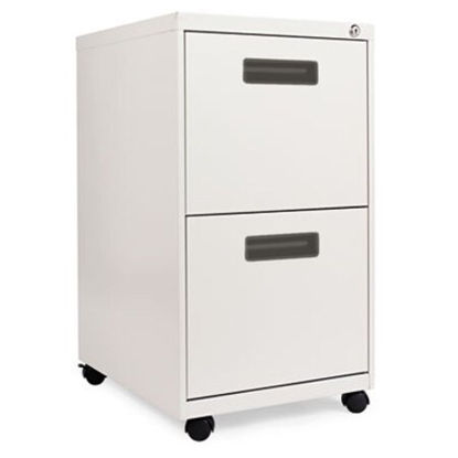Picture of File Pedestal, Left or Right, 2 File Drawers, Light Gray, 14.96" x 19.29" x 27.75"ALE-PAFFLG