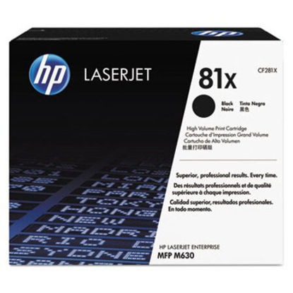 Picture of HP 81X, (CF281X) High-Yield Black Original LaserJet Toner CartridgeHEW-CF281X