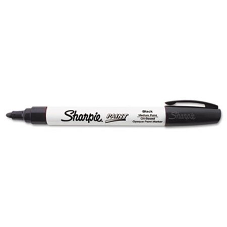 Picture of Permanent Paint Marker, Medium Bullet Tip, BlackSAN-35549