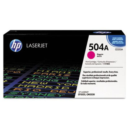 Picture of HP 504A, (CE253A) Magenta Original LaserJet Toner CartridgeHEW-CE253A