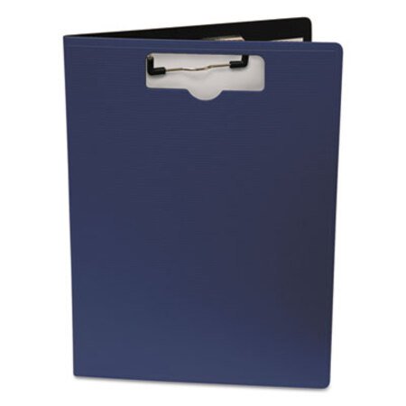 Picture of Portfolio Clipboard With Low-Profile Clip, 1/2" Capacity, 8 1/2 x 11, BlueBAU-61633