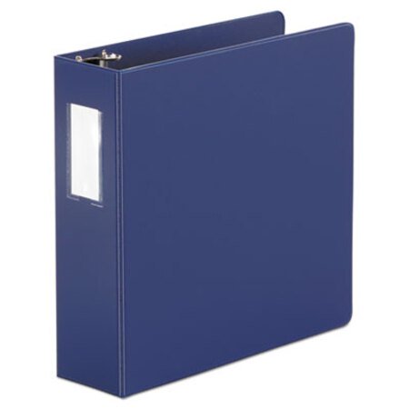 Picture of Economy Non-View Round Ring Binder, 3 Rings, 3" Capacity, 11 x 8.5, Royal BlueUNV-35412