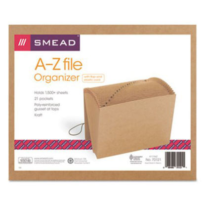 Picture of Indexed Expanding Kraft Files, 21 Sections, 1/21-Cut Tab, Letter Size, KraftSMD-70121
