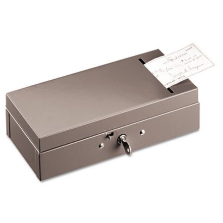 Picture of Steel Bond Box with Check Slot, Disc Lock, GrayMMF-221104201