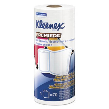 Picture of Premiere Kitchen Roll Towels, White, 70/Roll, 24 Rolls/CartonKCC-13964