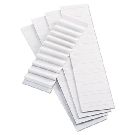 Picture of Blank Inserts For Hanging File Folder 42 Series Tabs, 1/5-Cut Tabs, White, 2" Wide, 100/PackPFX-242