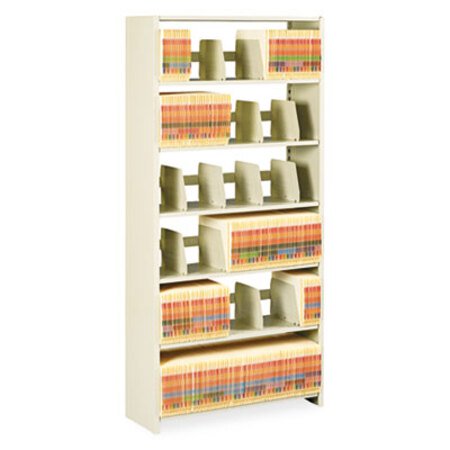 Picture of Snap-Together Steel Six-Shelf Closed Starter Set, 36w x 12d x 76h, SandTNN-1276PCSD