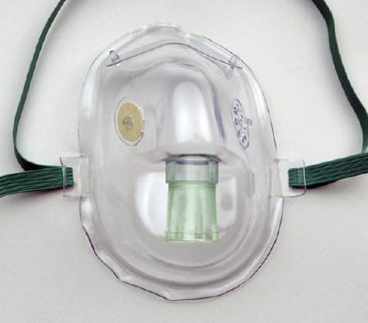 Picture of Aerosol Mask AirLife® Elongated Style Adult One Size Fits Most Adjustable Head Strap001207