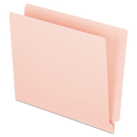 Picture of Colored End Tab Folders with Reinforced 2-Ply Straight Cut Tabs, Letter Size, Pink, 100/BoxPFX-H110DP