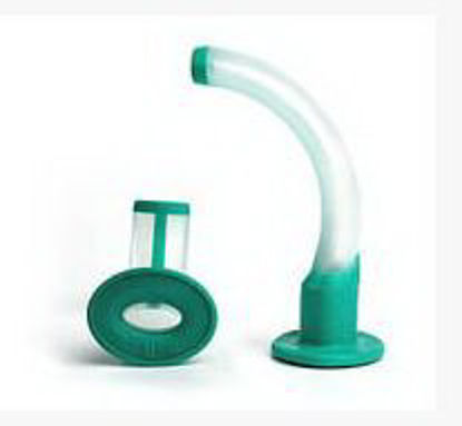 Picture of Oropharyngeal Airway Intersurgical® Guedel 80 mm Length Green / Clear Small Adult1112030