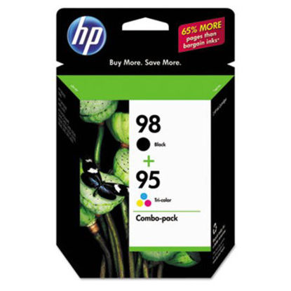 Picture of HP 98/HP 95, (CB327FN) 2-Pack Black/Tri-Color Original Ink CartridgesHEW-CB327FN