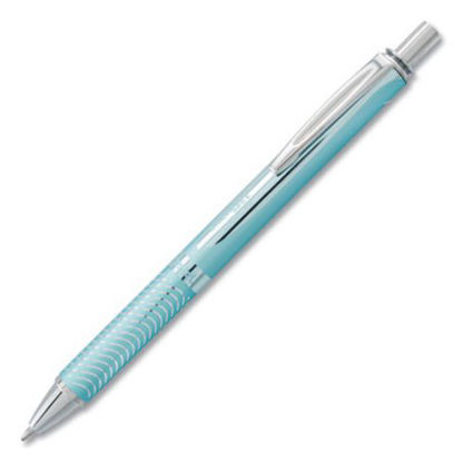 Picture of EnerGel Alloy RT Gel Pen, Retractable, Medium 0.7 mm, Black Ink, Aquamarine BarrelPEN-BL407LSA