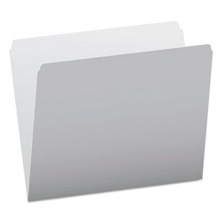 Picture of Colored File Folders, Straight Tab, Letter Size, Gray/Light Gray, 100/BoxPFX-152GRA