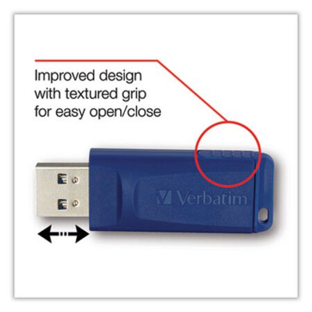 Picture of Classic USB 2.0 Flash Drive, 4 GB, BlueVER-97087