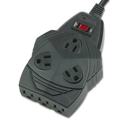 Picture of Mighty 8 Surge Protector, 8 Outlets, 6 ft Cord, 1300 Joules, BlackFEL-99090