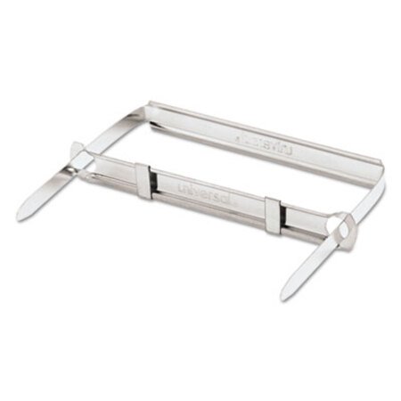 Picture of Two-Piece Paper Fasteners, 2" Capacity, 2.75" Center to Center, Silver, 50/BoxUNV-81002