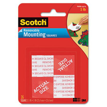 Picture of Precut Foam Mounting 1" Squares, Double-Sided, Removable, 16/PackMMM-108