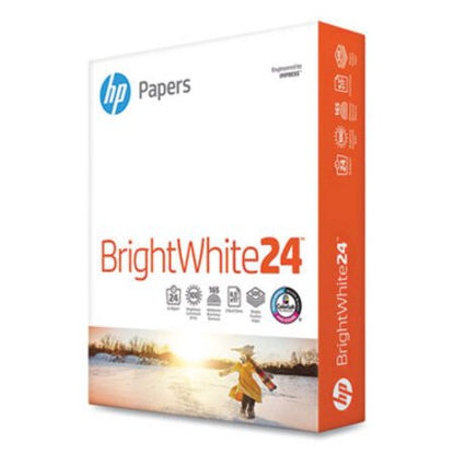Picture of Brightwhite24 Paper, 100 Bright, 24lb, 8.5 x 11, Bright White, 500/ReamHEW-203000