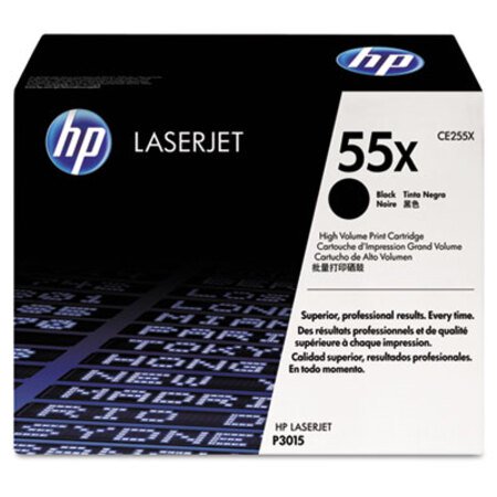 Picture of HP 55X, (CE255X) High-Yield Black Original LaserJet Toner CartridgeHEW-CE255X