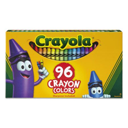 Picture of Classic Color Crayons in Flip-Top Pack with Sharpener, 96 ColorsCYO-520096