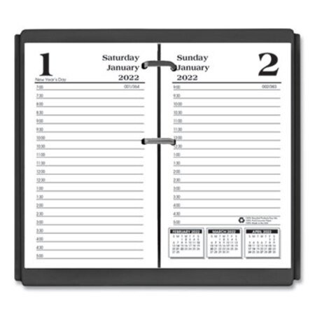 Picture of Economy Daily Desk Calendar Refill, 3.5 x 6, 2022HOD-4717