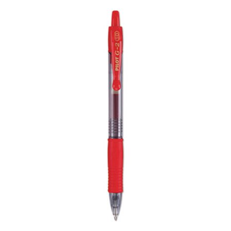 Picture of G2 Premium Gel Pen, Retractable, Bold 1 mm, Red Ink, Smoke Barrel, DozenPIL-31258