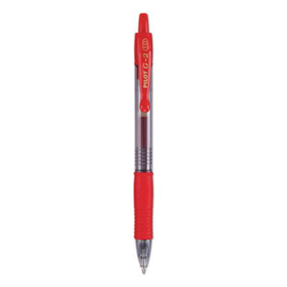 Picture of G2 Premium Gel Pen, Retractable, Bold 1 mm, Red Ink, Smoke Barrel, DozenPIL-31258