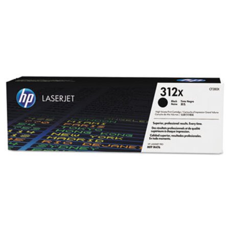 Picture of HP 312X, (CF380X) High-Yield Black Original LaserJet Toner CartridgeHEW-CF380X