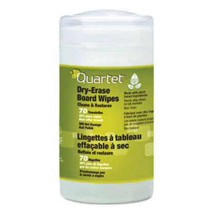 Picture of Board Wipes Dry Erase Cleaning Wipes, Cloth, 7 x 8, 70/TubQRT-52180032