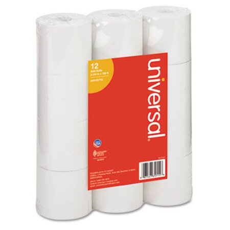 Picture of Impact and Inkjet Print Bond Paper Rolls, 0.5" Core, 2.25" x 150 ft, White, 12/PackUNV-35715