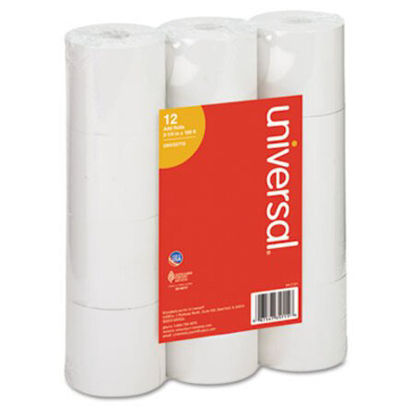 Picture of Impact and Inkjet Print Bond Paper Rolls, 0.5" Core, 2.25" x 150 ft, White, 12/PackUNV-35715