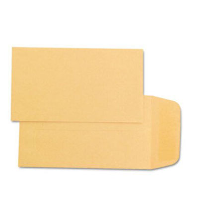 Picture of Kraft Coin and Small Parts Envelope, #1, Square Flap, Gummed Closure, 2.25 x 3.5, Brown Kraft, 500/BoxQUA-50162