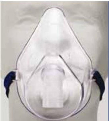 Picture of Aerosol Mask Circulaire II Elongated Style Adult One Size Fits Most Adjustable Head Strap0290