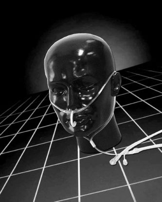 Picture of ETCO2 Nasal Sampling Cannula with O2 Delivery With Oxygen Delivery Salter-Style® Oral-Trac® Adult Curved Prong / NonFlared Tip4797-7-7-10