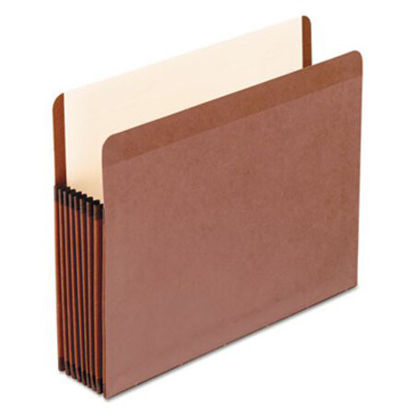 Picture of Premium Reinforced Expanding File Pockets, 7" Expansion, Letter Size, Red Fiber, 5/BoxPFX-45302