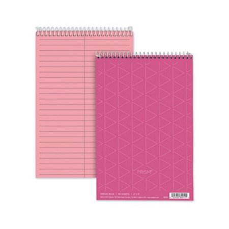 Picture of Prism Steno Books, Gregg Rule, 6 x 9, Pink, 80 Sheets, 4/PackTOP-80254