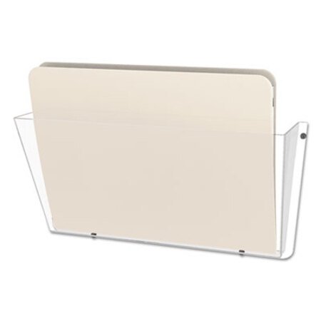 Picture of Unbreakable DocuPocket Wall File, Letter, 14 1/2 x 3 x 6 1/2, ClearDEF-63201