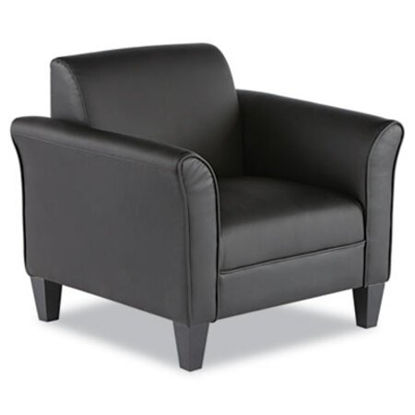 Picture of Alera Reception Lounge Sofa Series Club Chair, 35.43" x 30.7" x 32.28", BlackALE-RL23LS10B