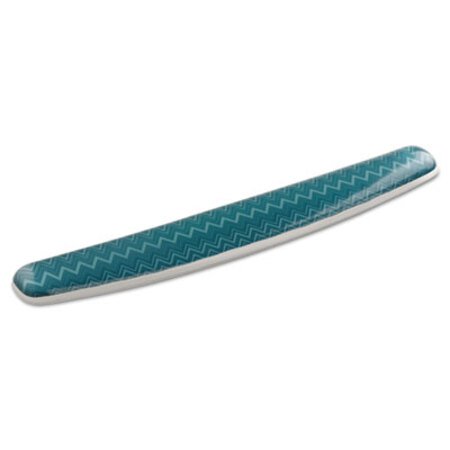 Picture of Fun Design Clear Gel Keyboard Wrist Rest, 2 3/4" x 18", Chevron DesignMMM-WR308GR