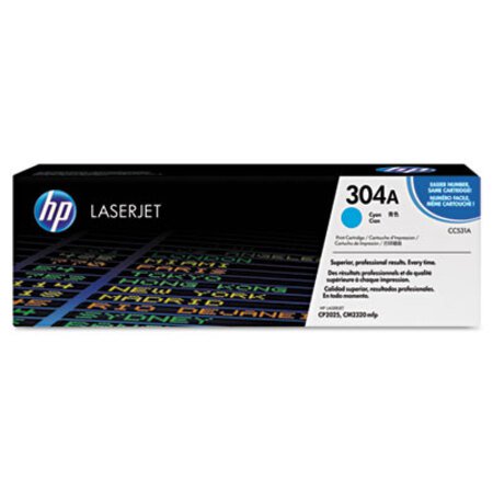 Picture of HP 304A, (CC531A) Cyan Original LaserJet Toner CartridgeHEW-CC531A