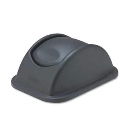 Picture of Rectangular Free-Swinging Plastic Lids, BlackRCP-306600BK