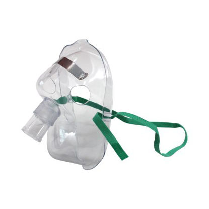 Picture of Aerosol Mask Elongated Style Adult One Size Fits Most Adjustable Head Strap / Nose ClipRES2110