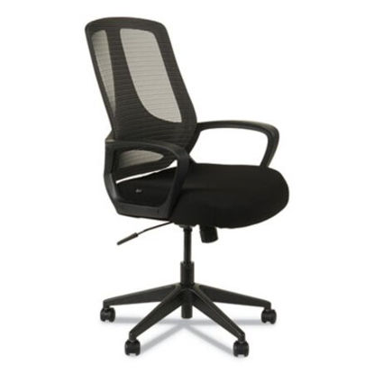 Picture of Alera MB Series Mesh Mid-Back Office Chair, Supports Up to 275 lb, 18.11" to 21.65" Seat Height, BlackALE-MB4718