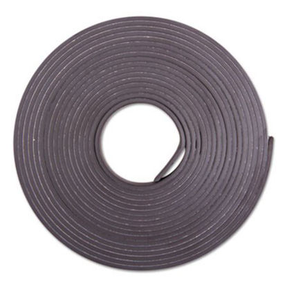 Picture of Adhesive-Backed Magnetic Tape, Black, 1/2" x 10ft, RollBAU-66010