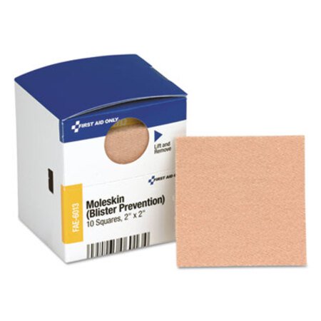 Picture of SmartCompliance Moleskin/Blister Protection, 2" Squares, 10/BoxFAO-FAE6013