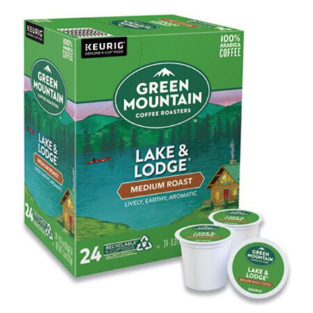 Picture of Lake and Lodge Coffee K-Cups, Medium Roast, 24/BoxGMT-6523