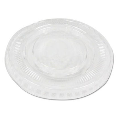 Picture of Soufflé/Portion Cup Lids, Fits 1 oz Portion Cups, Clear, 2,500/CartonBWK-PRTLID1